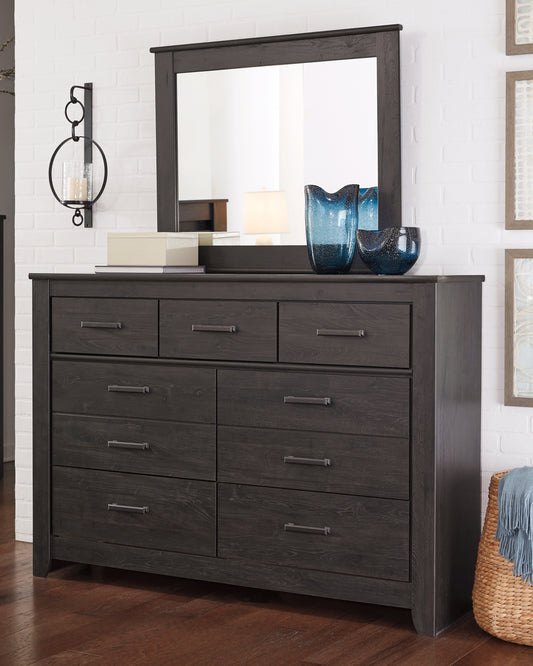 Cape Furniture Outlet - Ashley Furniture - Brinxton Bedroom - Full Panel Bed / Charcoal - B249B5