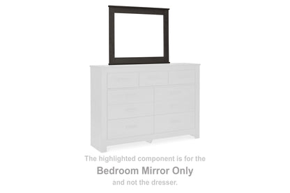 Cape Furniture Outlet - Ashley Furniture - Brinxton Bedroom - Bedroom Mirror / Charcoal - B249-36