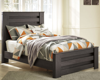Cape Furniture Outlet - Ashley Furniture - Brinxton Bedroom - Full Panel Bed / Charcoal - B249B5