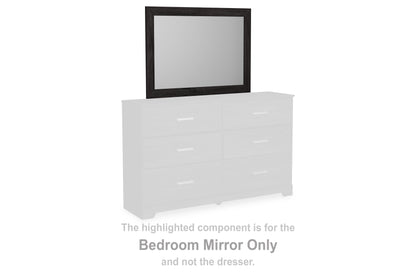 Cape Furniture Outlet - Ashley Furniture - Belachime Bedroom - Bedroom Mirror / Charcoal - B2589-36