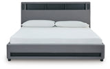 California King Upholstered Bed