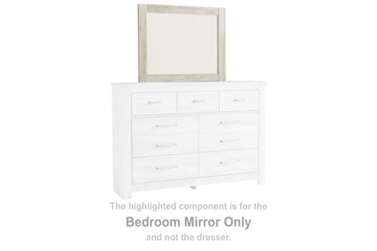 Cape Furniture Outlet - Ashley Furniture - Bellaby Bedroom - Bedroom Mirror / Whitewash - B331-36