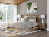 King Panel Bed with Storage