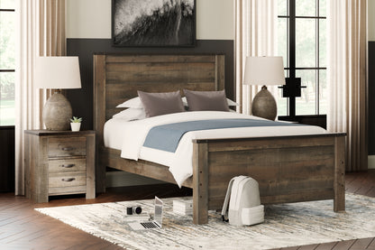 Cape Furniture Outlet - Ashley Furniture - Trinell Bedroom - Full Panel Bed / Brown - B446B3