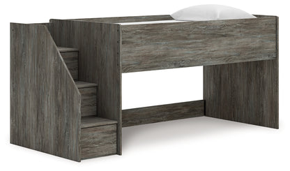 Cape Furniture Outlet - Ashley Furniture - Frandern Bedroom - Twin Loft Bed / Gray - B4480B12
