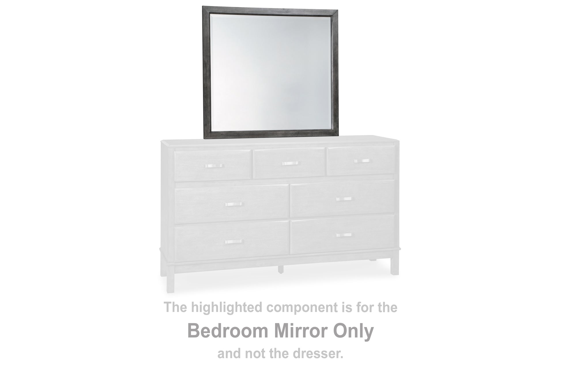 Cape Furniture Outlet - Ashley Furniture - Caitbrook Bedroom - Bedroom Mirror / Gray - B476-36