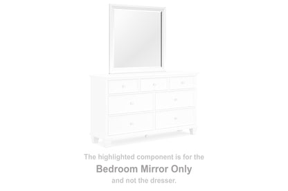 Cape Furniture Outlet - Ashley Furniture - Fortman Bedroom - Bedroom Mirror / White - B680-36