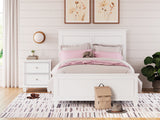 California King Panel Storage Bed