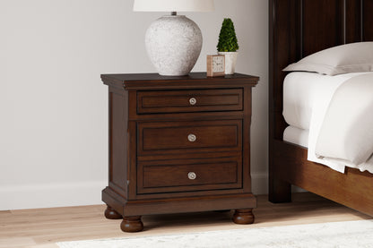 Cape Furniture Outlet - Ashley Furniture - Porter Bedroom - Two Drawer Night Stand / Rustic Brown - B697-92