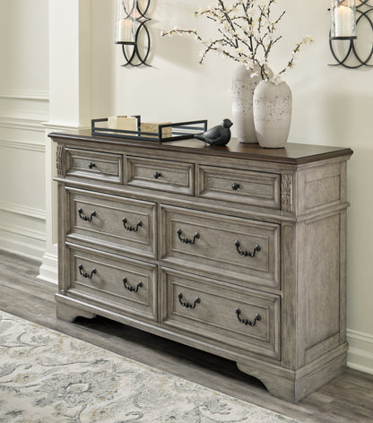 Cape Furniture Outlet - Ashley Furniture - Lodenbay Bedroom - Dresser / Antique Gray/Brown - B751-31