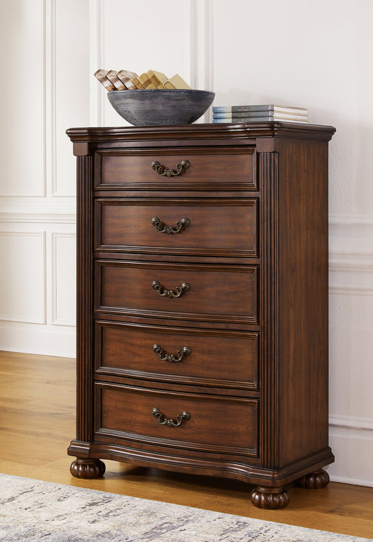 Cape Furniture Outlet - Ashley Furniture - Lavinton Bedroom - Dresser and Mirror / Brown - B764B1