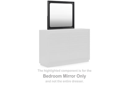 Cape Furniture Outlet - Ashley Furniture - Londer Bedroom - Bedroom Mirror / Black - B768-36
