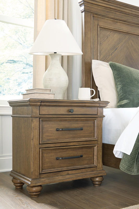 Cape Furniture Outlet - Ashley Furniture - Karallin Bedroom - Three Drawer Night Stand - PCB782-93