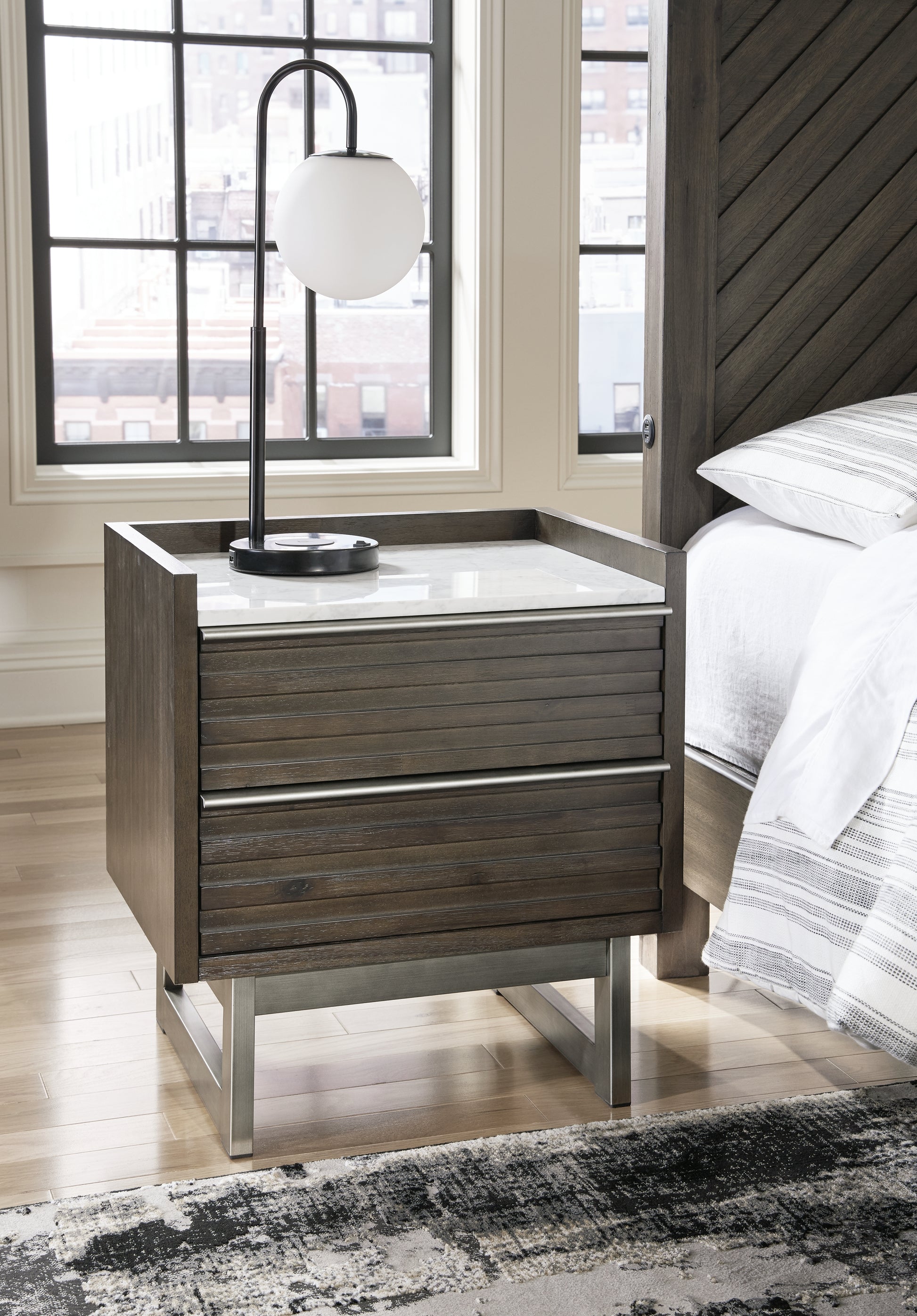 Cape Furniture Outlet - Ashley Furniture - Arkenton Bedroom - Dresser / Grayish Brown/White - B786-31