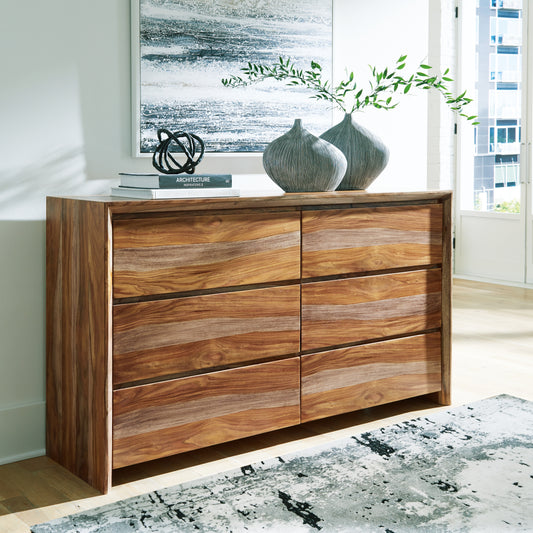 Cape Furniture Outlet - Ashley Furniture - Dressonni Bedroom - Queen Panel Bed / Brown - B790B2