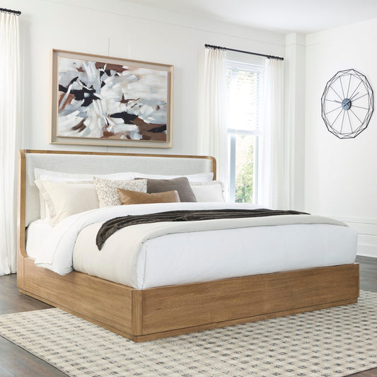 Cape Furniture Outlet - Ashley Furniture - Pamaria Bedroom - California King Upholstered Panel Bed - PCB802B8