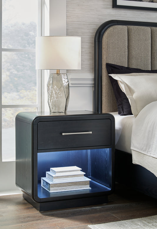 Cape Furniture Outlet - Ashley Furniture - Rowanbeck Bedroom - Dresser and Mirror / Black - B821B1