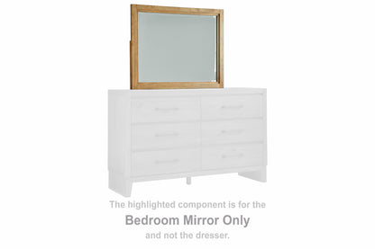Cape Furniture Outlet - Ashley Furniture - Sherbana Bedroom - Bedroom Mirror / Light Brown - B833-36
