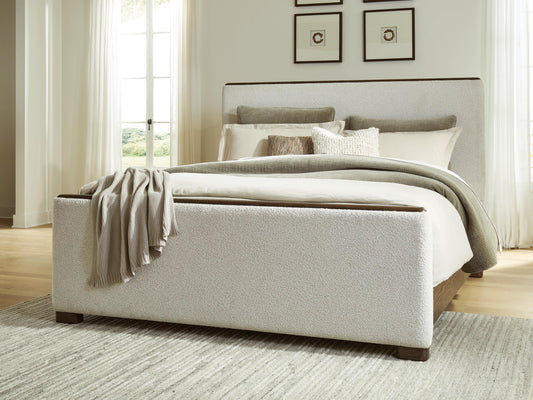 Cape Furniture Outlet - Ashley Furniture - Radkin Bedroom - California King Upholstered Panel Bed - PCB843B5