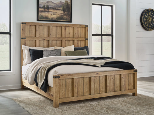 Cape Furniture Outlet - Ashley Furniture - Ridgester Bedroom - King Panel Bed - B858B6