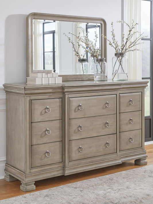 Cape Furniture Outlet - Ashley Furniture - Lexorne Bedroom - Three Drawer Night Stand / Gray - B924-93