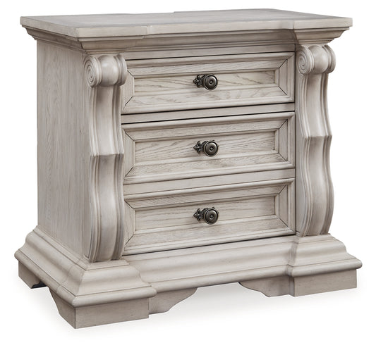 Cape Furniture Outlet - Ashley Furniture - Bruchandi Bedroom - Dresser and Mirror / Antique White - PCB948B1