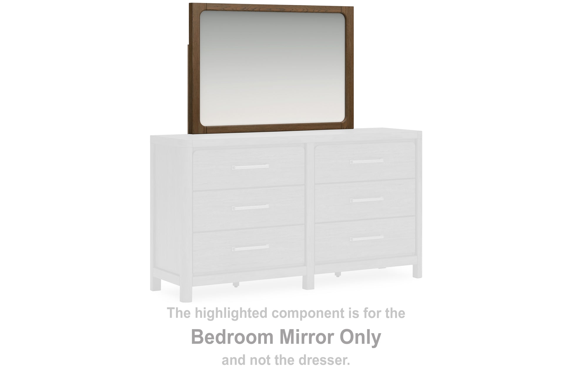 Cape Furniture Outlet - Ashley Furniture - Cabalynn Bedroom - Bedroom Mirror / Light Brown - B974-36
