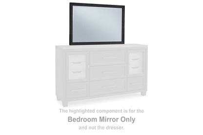 Cape Furniture Outlet - Ashley Furniture - Foyland Bedroom - Bedroom Mirror / Black - B989-36