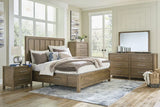 California King Panel Bed with Storage