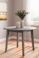 Round DRM Drop Leaf Table