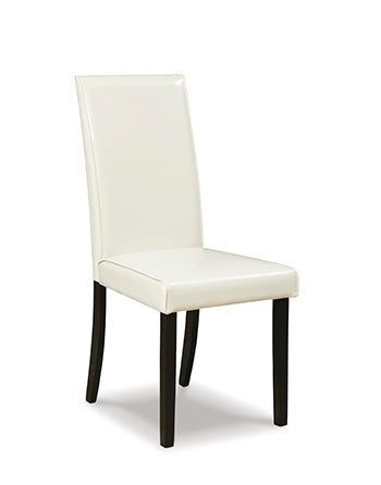 Cape Furniture Outlet - Ashley Furniture - Kimonte Dining Room - Dining Chair (Set of 2) / Ivory - D250-01X2