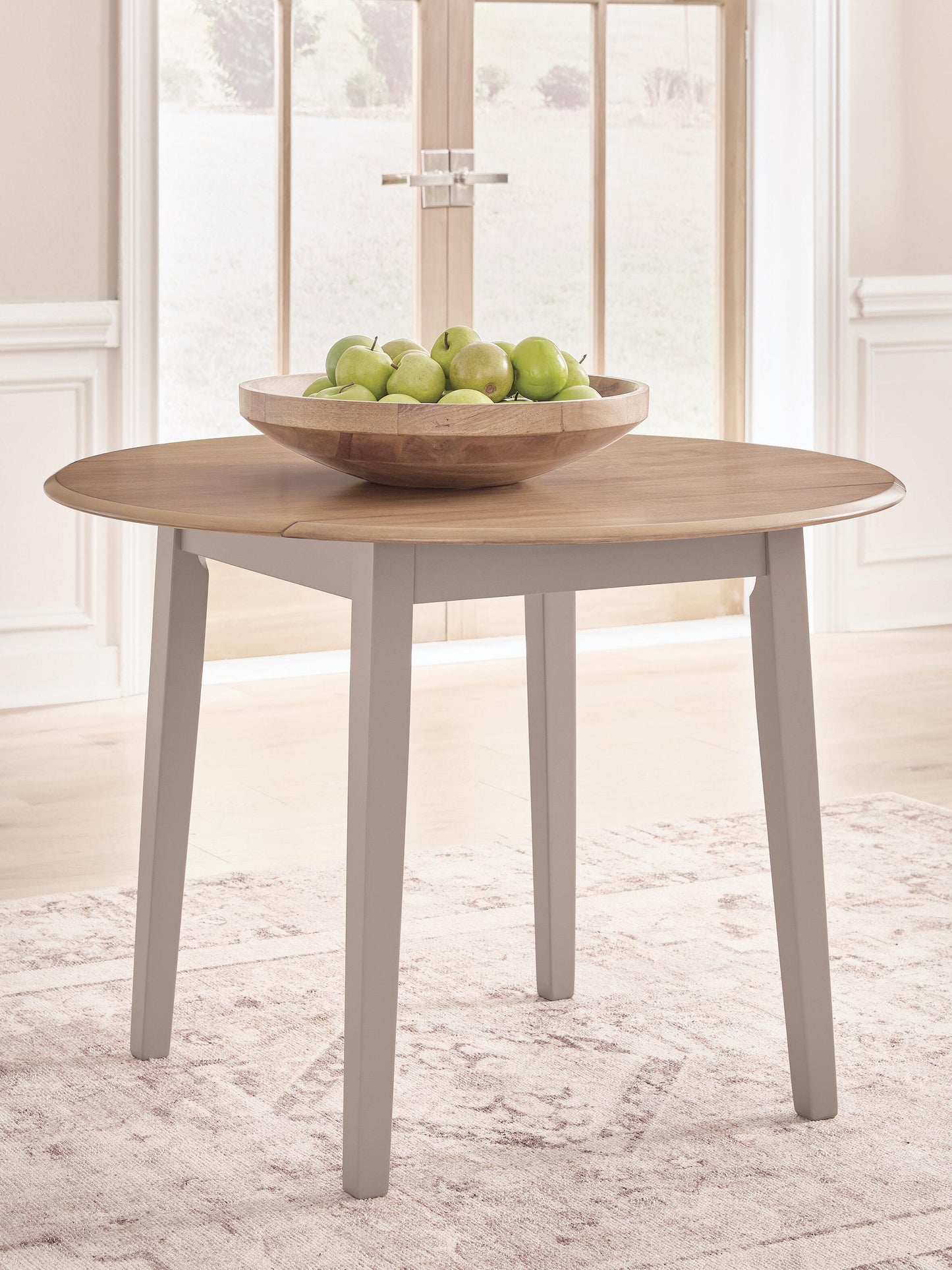 Cape Furniture Outlet - Ashley Furniture - Harperfeld Dining Room - Round DRM Drop Leaf Table - PCD403-15