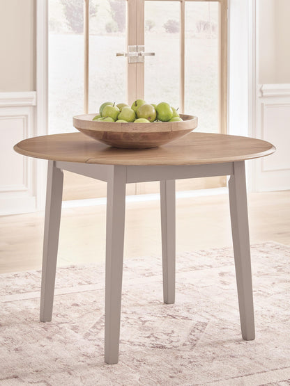 Cape Furniture Outlet - Ashley Furniture - Harperfeld Dining Room - Round DRM Drop Leaf Table - PCD403-15