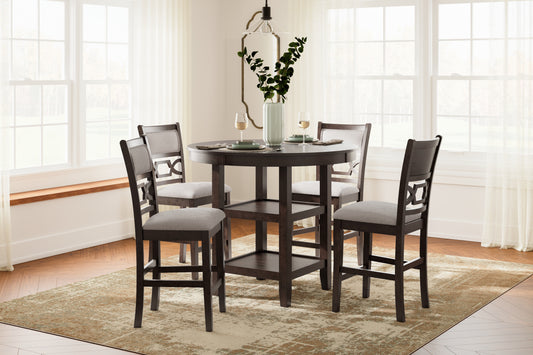 Cape Furniture Outlet - Ashley Furniture - Langwest Dining Room - Dining Room Table Set (6/CN) / Brown - D422-325