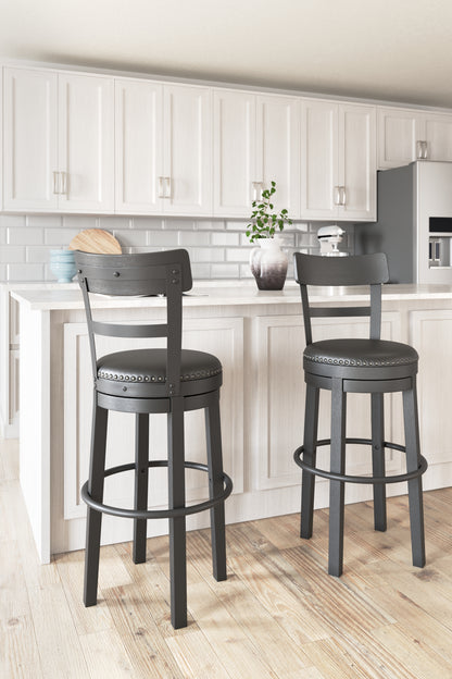Cape Furniture Outlet - Ashley Furniture - Valebeck Dining Room - Bar Height Bar Stool (Set of 2) / Multi - D546-630X2