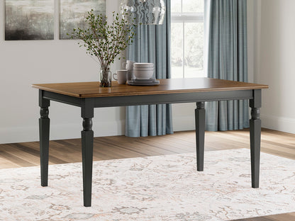 Cape Furniture Outlet - Ashley Furniture - Owingsville Dining Room - Dining Chair (Set of 2) / Black/Brown - D580-02X2