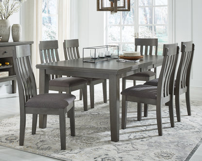Cape Furniture Outlet - Ashley Furniture - Hallanden Dining Room - Dining Chair (Set of 2) / Two-tone Gray - D589-01X2