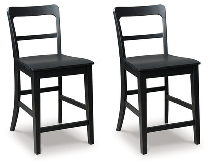 Cape Furniture Outlet - Ashley Furniture - Greddinton Counter Height Barstool (Set of 2) - Counter Height Barstool (Set of 2) / Multi - PCD824-124X2