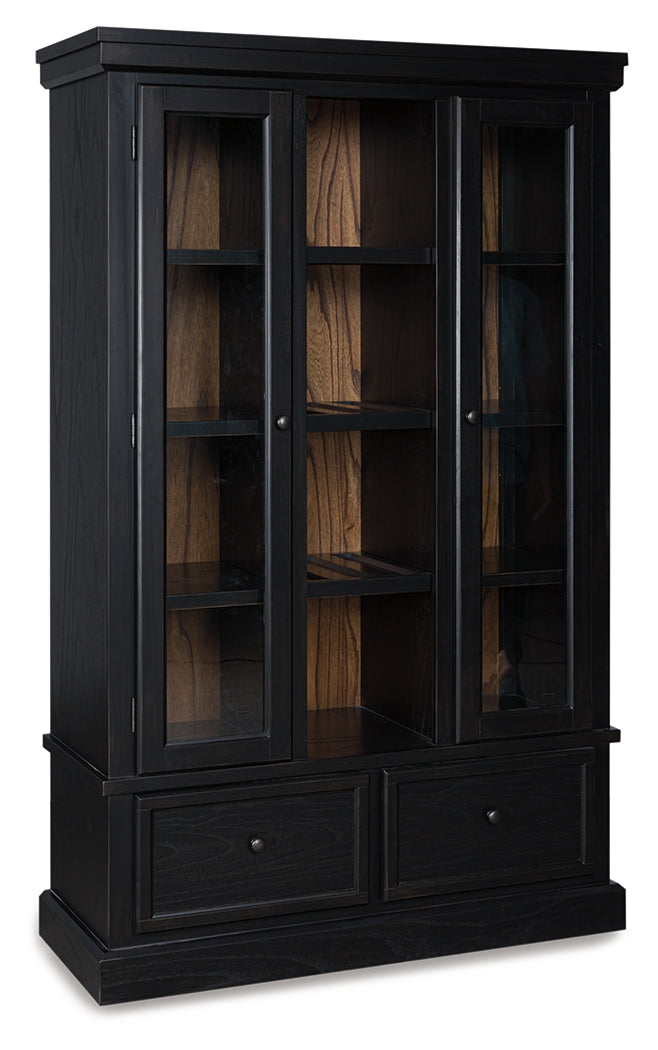 Cape Furniture Outlet - Ashley Furniture - Greddinton Curio - Curio / Black/Brown - PCD824-186