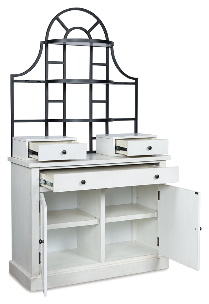 Cape Furniture Outlet - Ashley Furniture - Greddinton Baker's Rack - Baker's Rack / White - PCD824D1