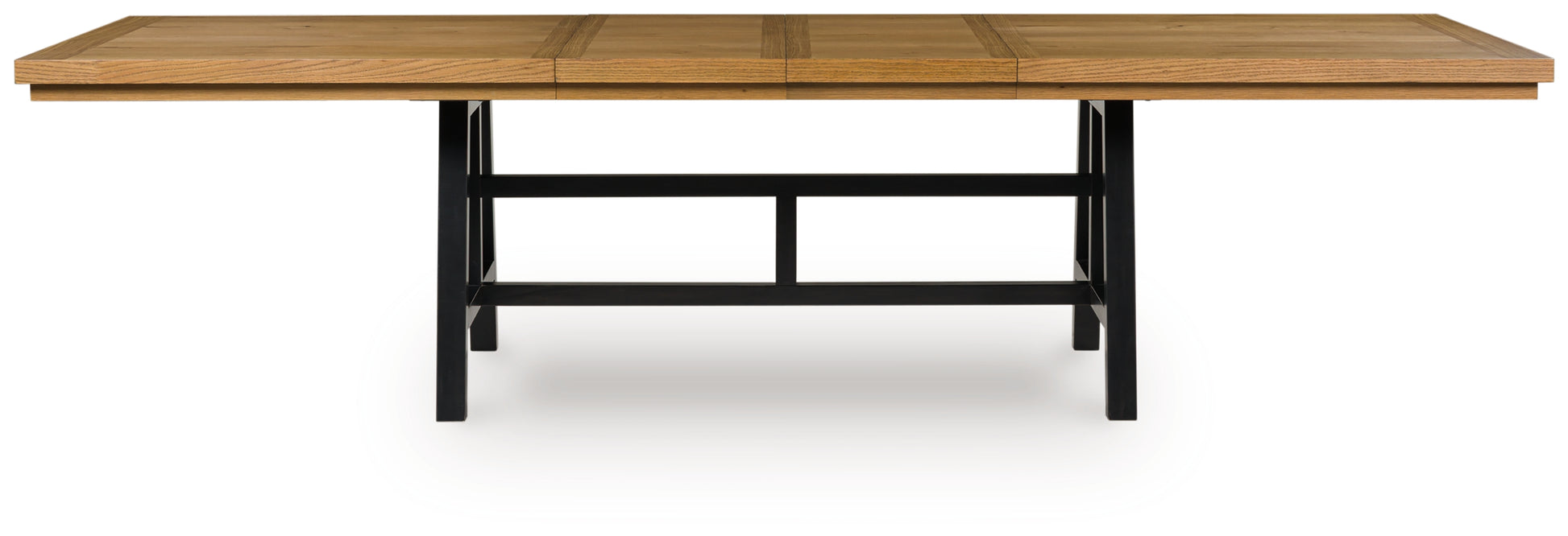 Cape Furniture Outlet - Ashley Furniture - Galliden Dining Room - RECT Dining Room EXT Table / Black/Brown - D841-55