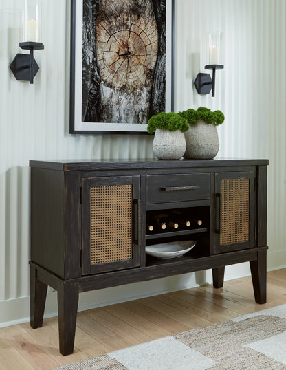 Cape Furniture Outlet - Ashley Furniture - Galliden Dining Room - Dining Room Server / Black - D841-60