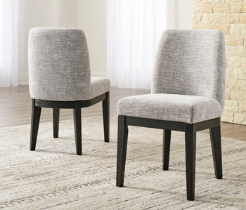 Cape Furniture Outlet - Ashley Furniture - Burkhaus Dining Room - Dining Chair (Set of 2) / Dark Brown - D984-01X2