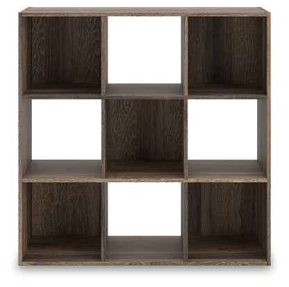 Cape Furniture Outlet - Ashley Furniture - Shallifer Nine Cube Organizer - Nine Cube Organizer / Brown - EA1104-3X3