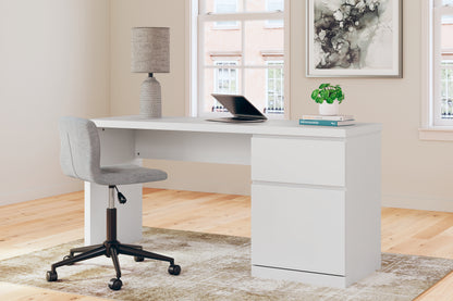 Cape Furniture Outlet - Ashley Furniture - Onita Office Desk - Home Office Desk / White - H9630-134