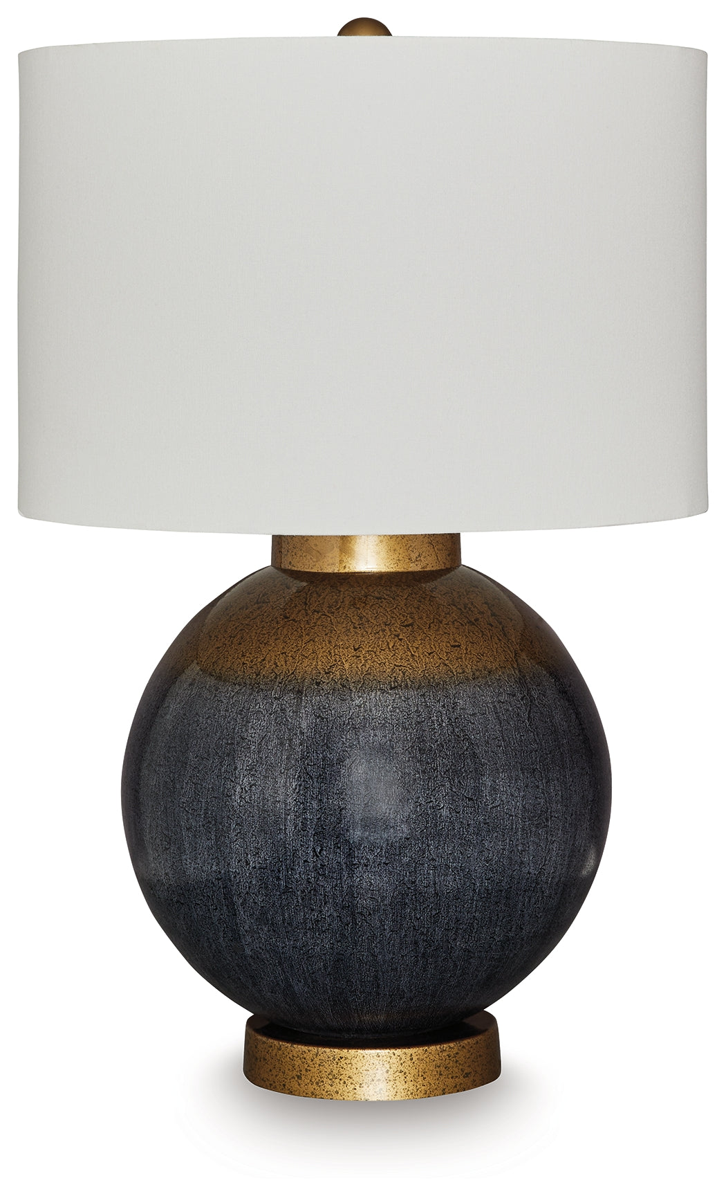 Cape Furniture Outlet - Ashley Furniture - Adara Lighting - Metal Table Lamp (1/CN) / Blue/Gold Finish - L207564