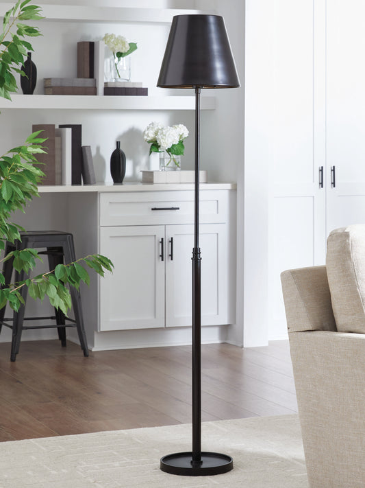 Cape Furniture Outlet - Ashley Furniture - Wimner Lighting - Metal Floor Lamp (1/CN) / Antique Bronze Finish - L208461