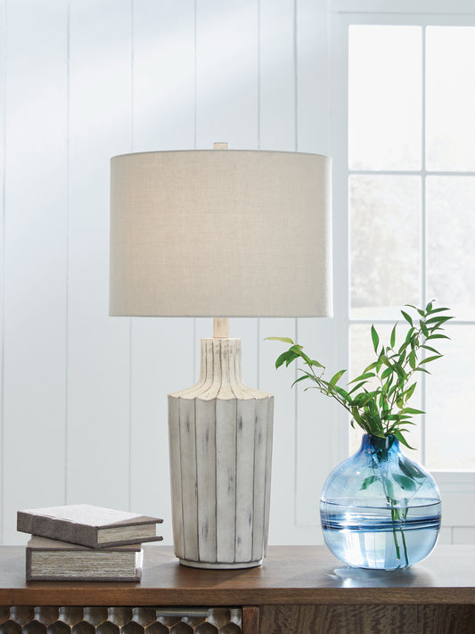 Cape Furniture Outlet - Ashley Furniture - Imre Lighting - Poly Table Lamp (1/CN) / Distressed Brown - L235884