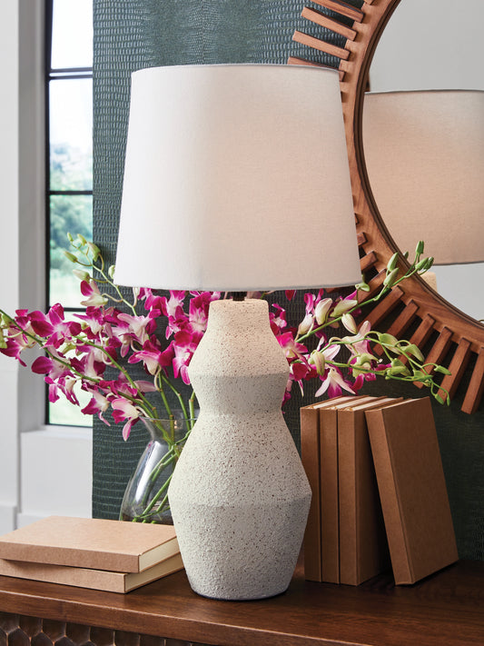Cape Furniture Outlet - Ashley Furniture - Dawthorne Lighting - Paper Table Lamp (1/CN) / Cream - L236034