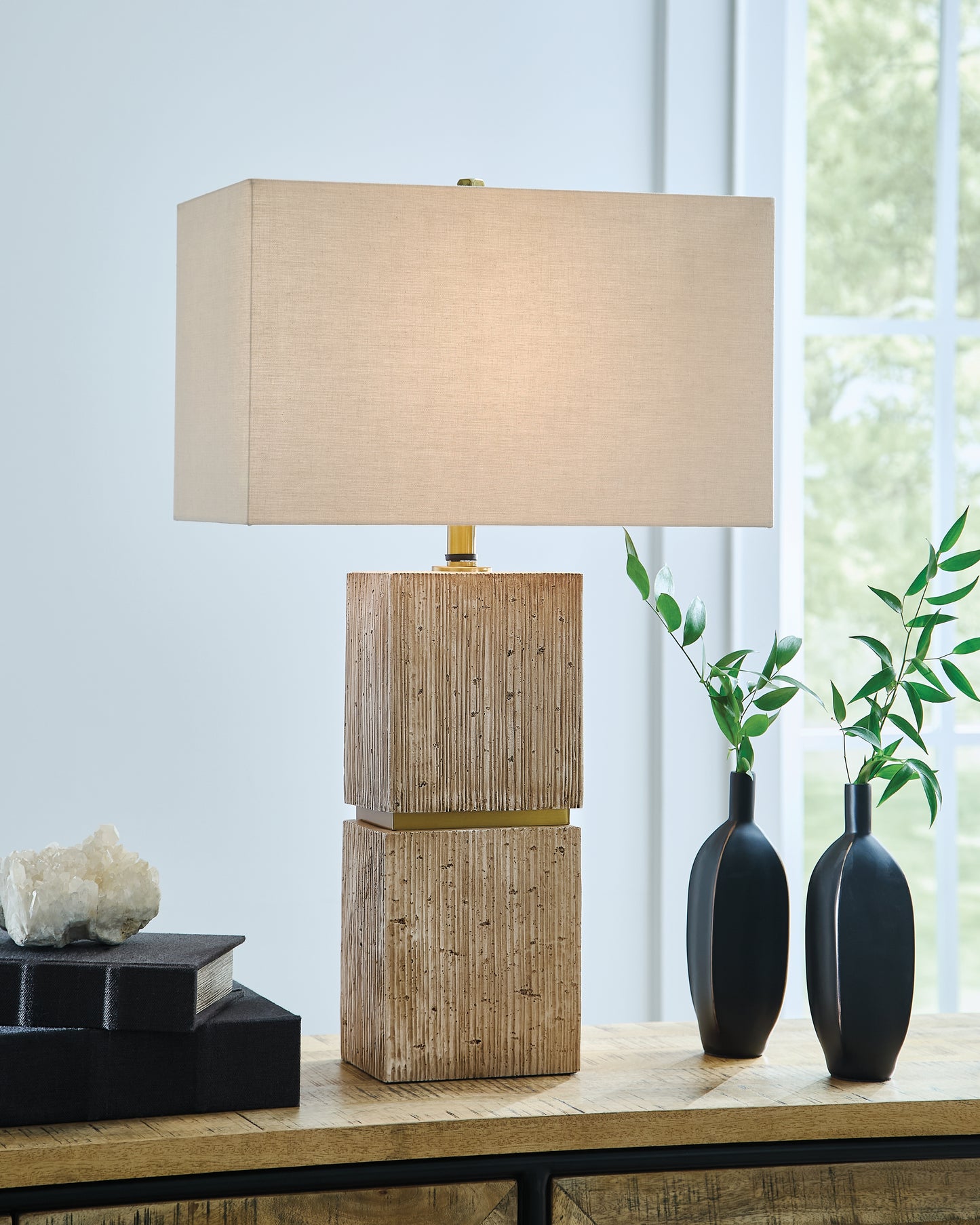 Cape Furniture Outlet - Ashley Furniture - Laddner Lighting - Poly Table Lamp (1/CN) - L236054